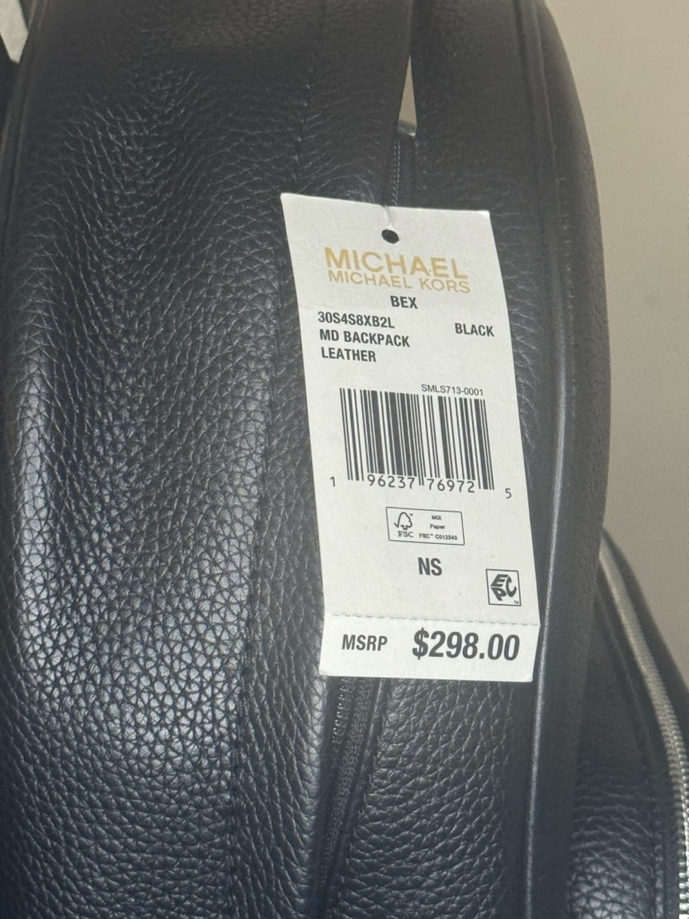 MICHAEL KORS Bex Medium Pebbled Leather Backpack - Picture 10 of 10